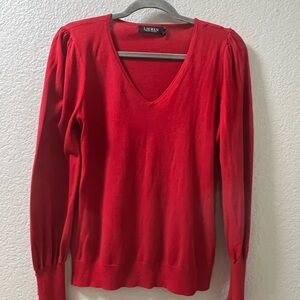 Lauren Ralph Lauren Vibrant Red Knitwear